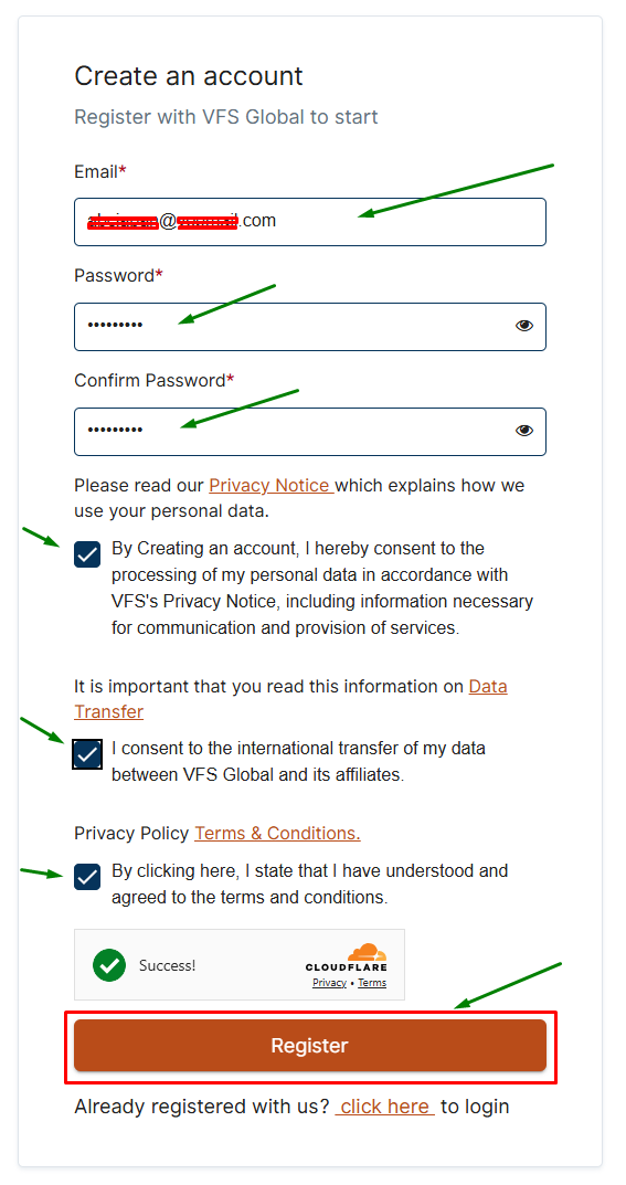 Create Account