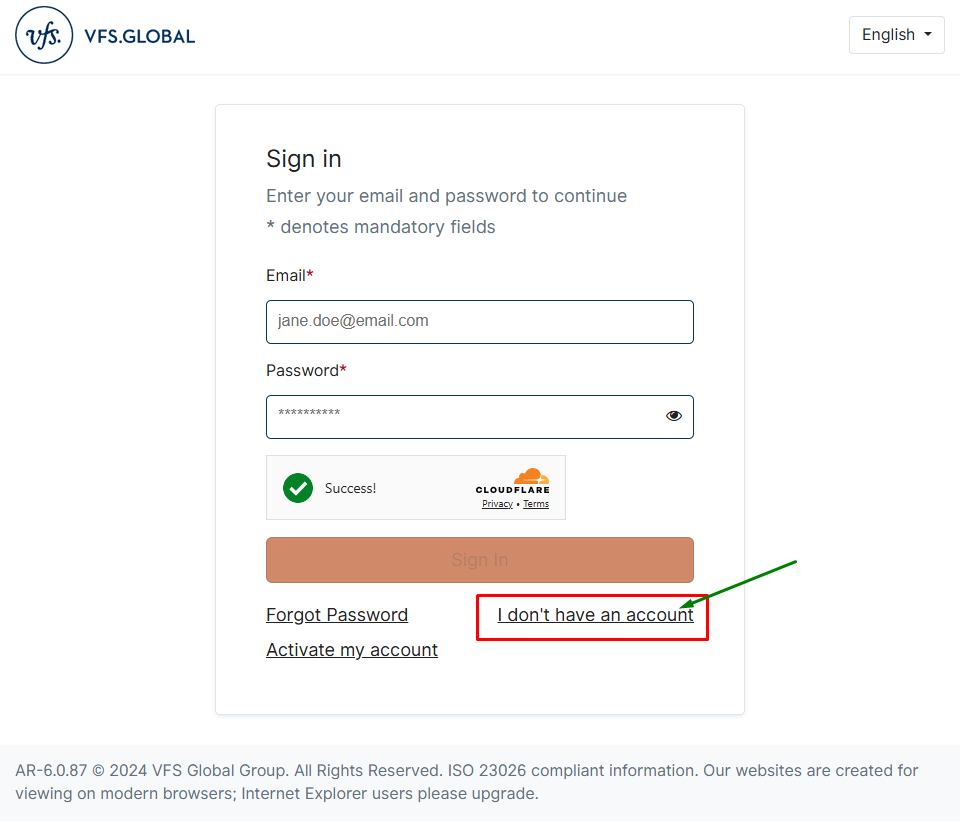 Sign Up